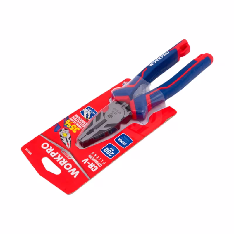Пассатижи комбинированные WorkPro WP231125, 200 мм