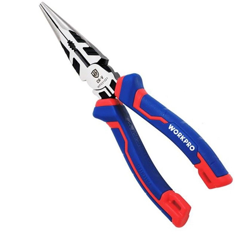 Длинногубцы WorkPro WP231021, 200 мм