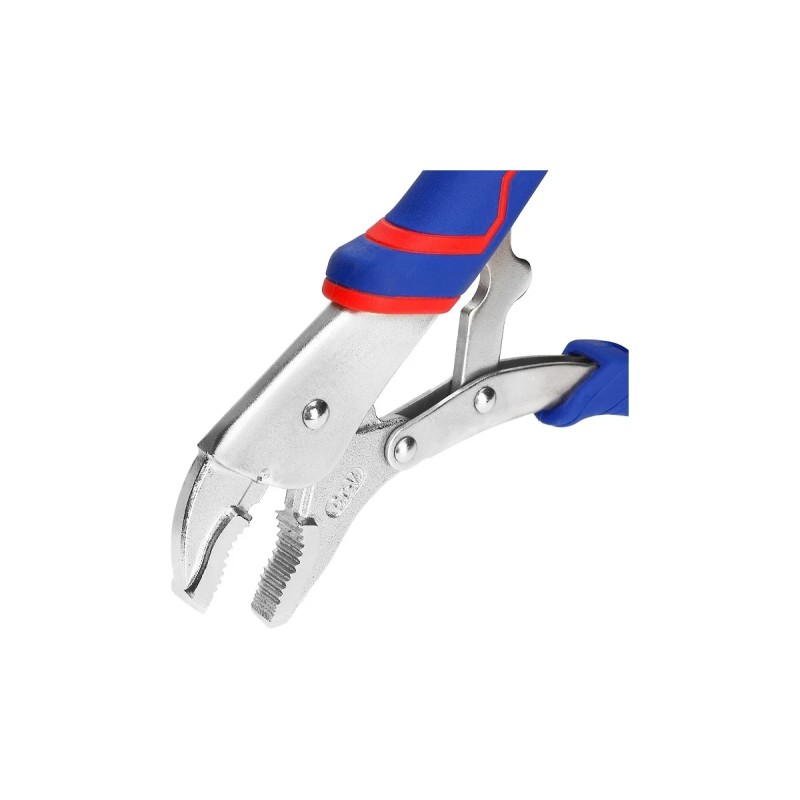 Клещи зажимные WorkPro WP231074, 250 мм, с изогнутыми губками