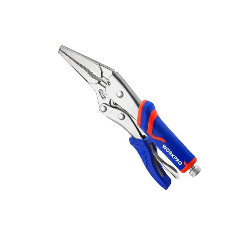 Клещи зажимные удлиненными WorkPro WP231075, 165 мм