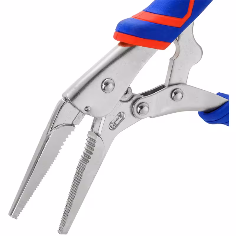 Клещи зажимные WorkPro WP231076, 230 мм, с удлиненными прямыми губками