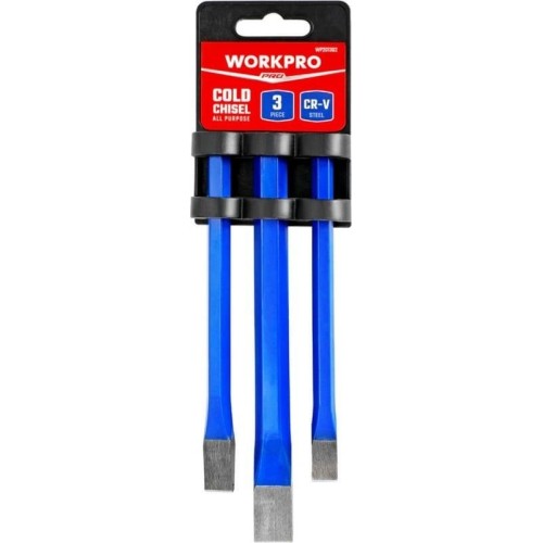 Набор зубил WorkPro WP201302, 3 шт