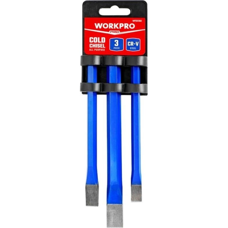 Набор зубил WorkPro WP201302, 3 шт