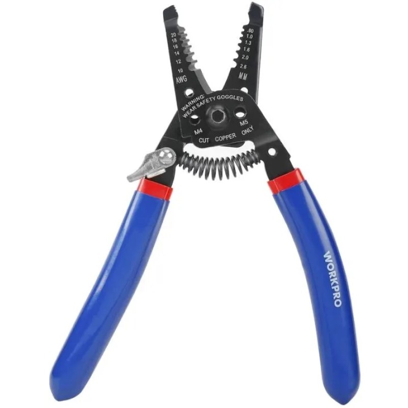 Клещи для зачистки проводов WorkPro WP291004, 178 мм