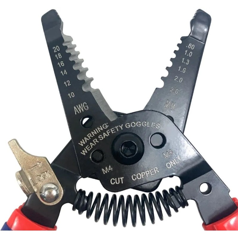 Клещи для зачистки проводов WorkPro WP291004, 178 мм