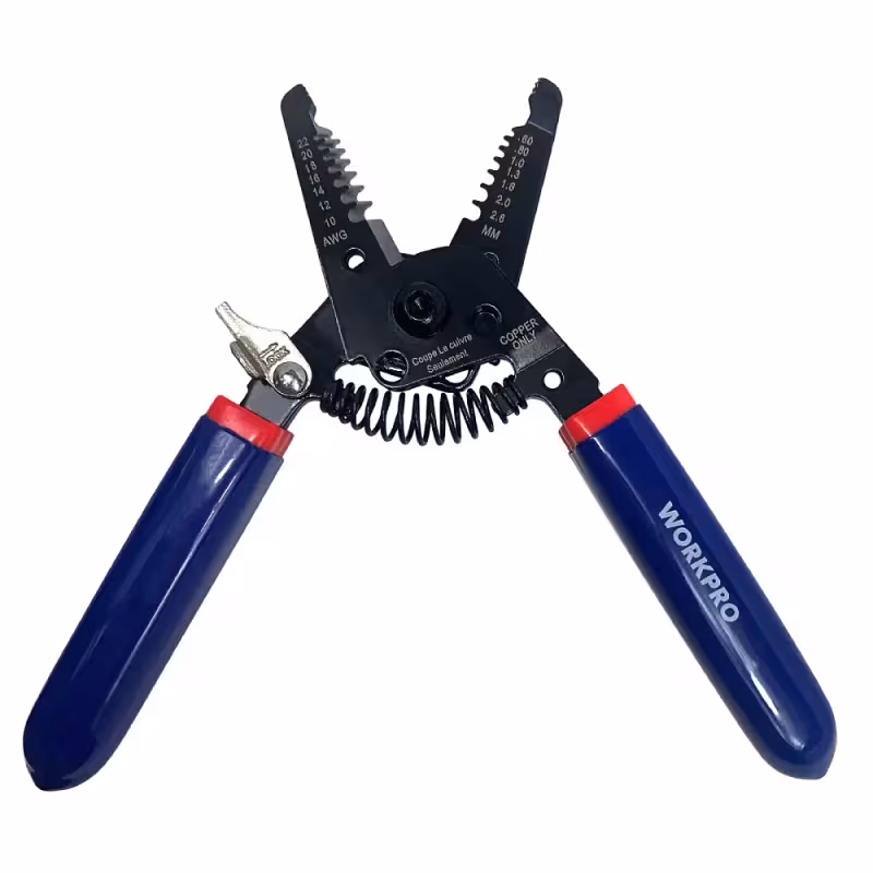 Клещи для зачистки проводов WorkPro WP291002, 160 мм