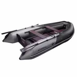 Лодка надувная ПВХ Адмирал 320 S Pro Lite, пайол фанерный, камыш/черный