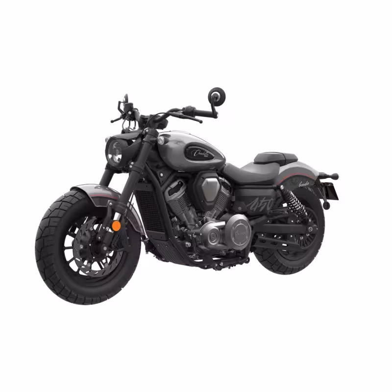 Мотоцикл крузер Benda Chinchilla 500 Gray, серый