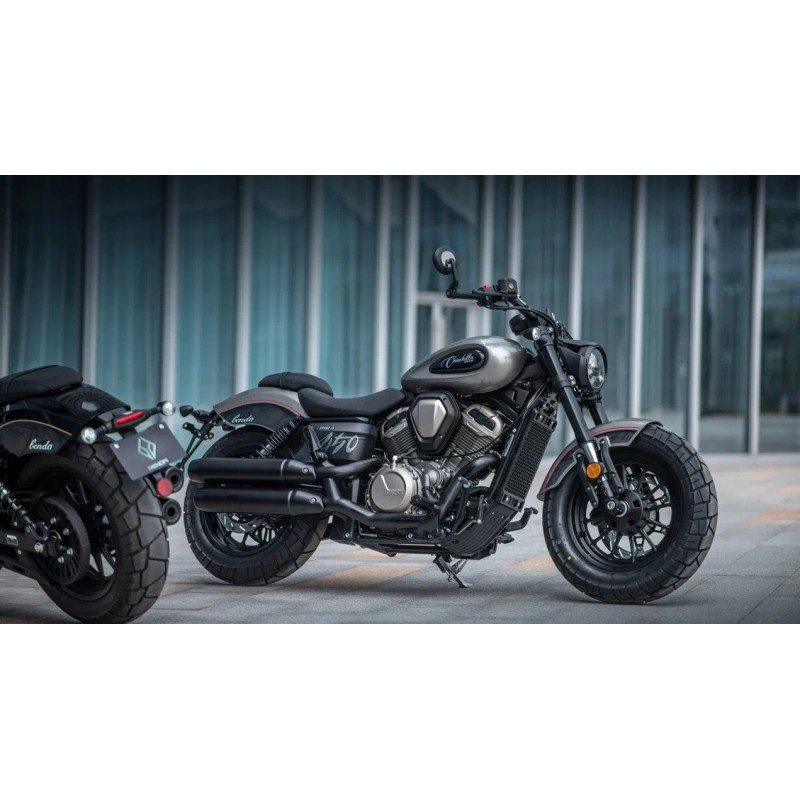 Мотоцикл крузер Benda Chinchilla 500 Gray, серый