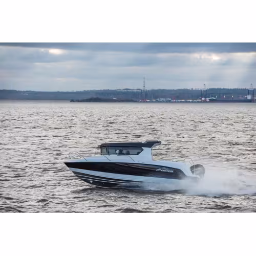 Лодка моторная NorthSilver Star Cabin 780 с мотором Mercury V 350 XL Verado AMS