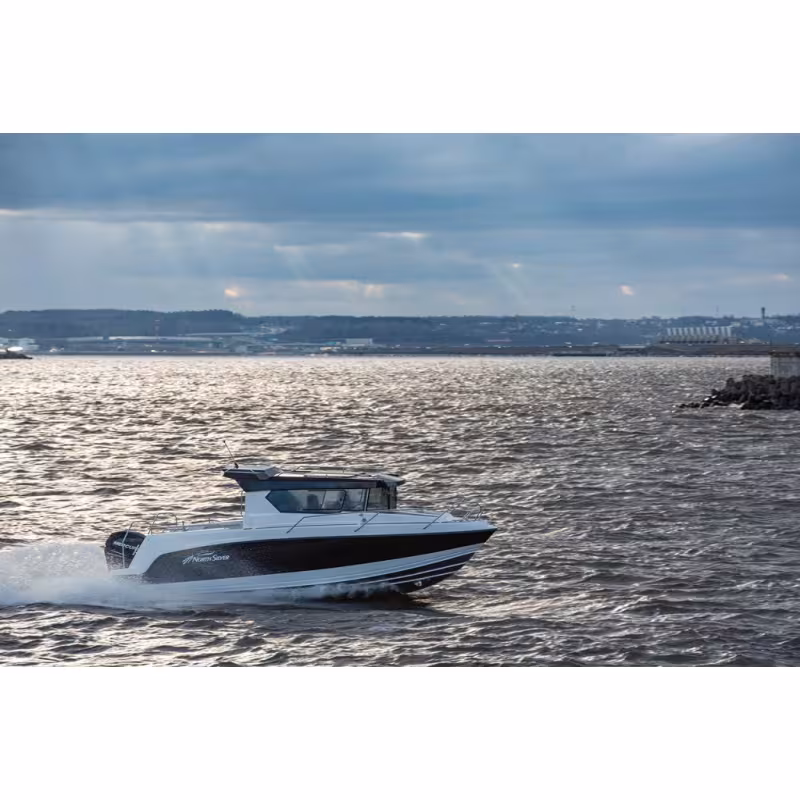 Лодка моторная NorthSilver Star Cabin 780 с мотором Mercury V 350 XL Verado AMS