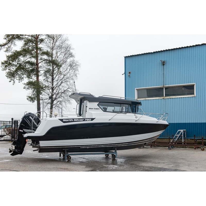 Лодка моторная NorthSilver Star Cabin 780 с мотором Mercury V 350 XL Verado AMS
