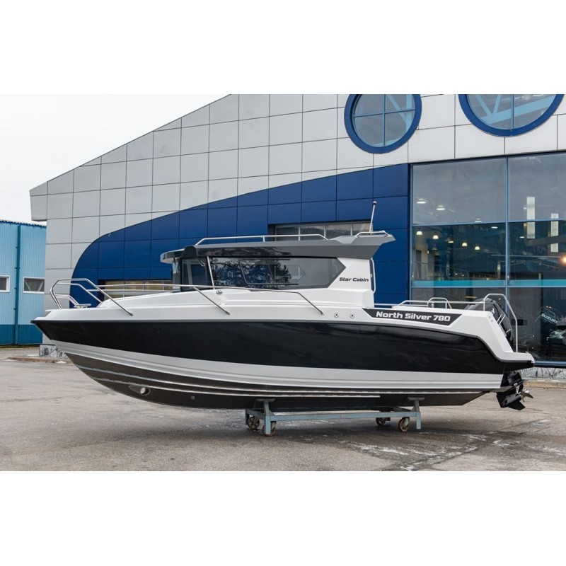 Лодка моторная NorthSilver Star Cabin 780 с мотором Mercury V 350 XL Verado AMS