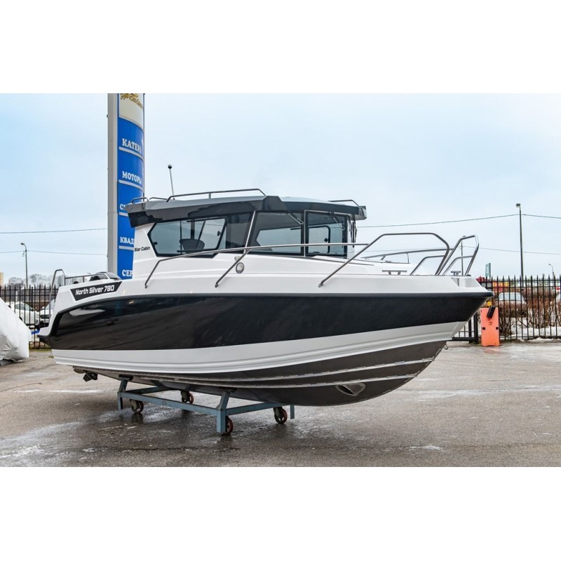 Лодка моторная NorthSilver Star Cabin 780 с мотором Mercury V 350 XL Verado AMS