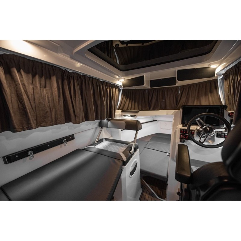 Лодка моторная NorthSilver Star Cabin 780 с мотором Mercury V 350 XL Verado AMS