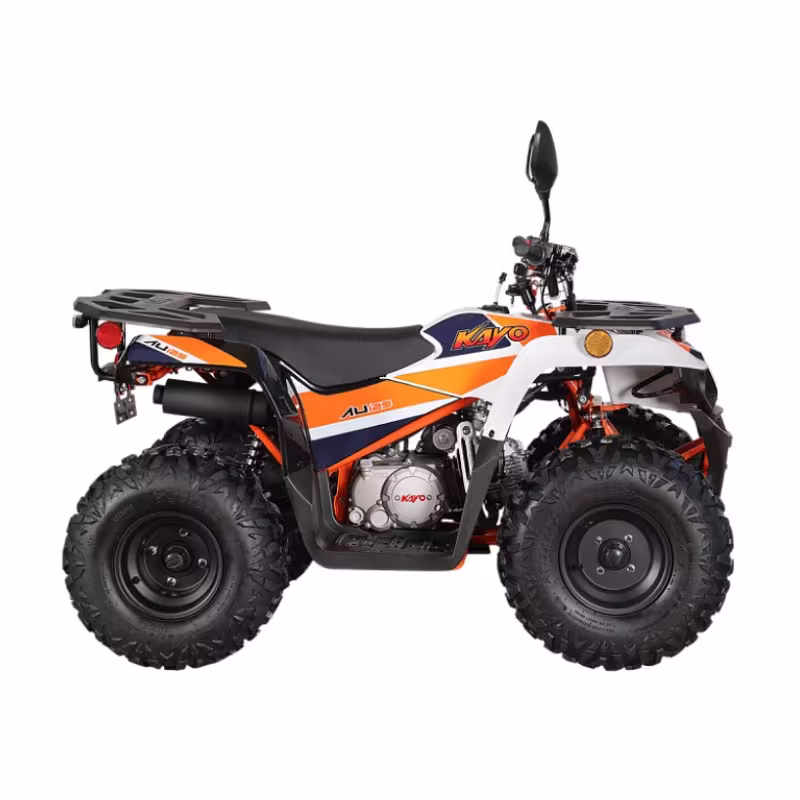 Квадроцикл детский Kayo AU125, белый