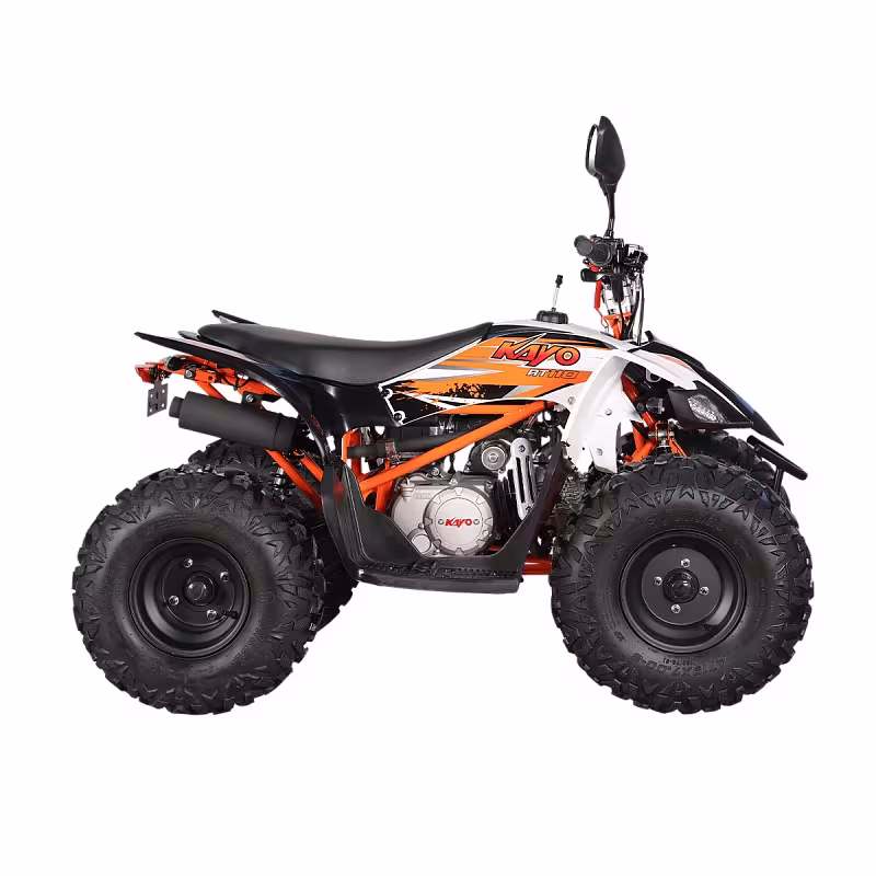 Квадроцикл детский Kayo AT110, белый