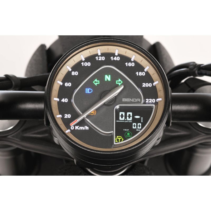 Мотоцикл крузер Benda DarkFlag 500, черный