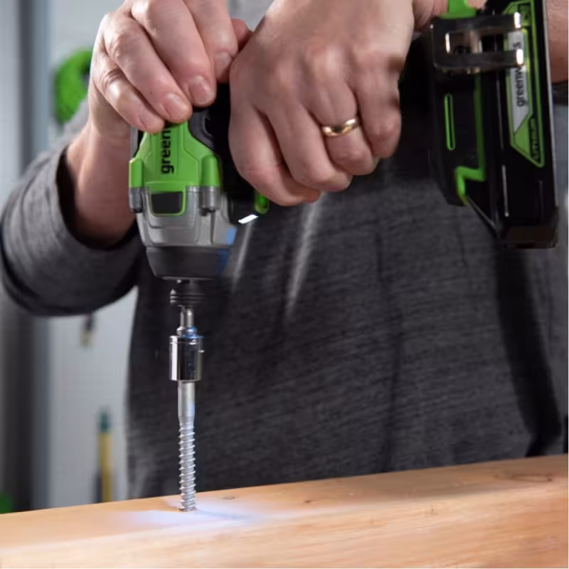 Гайковерт аккумуляторный ударный Greenworks GD24ID3