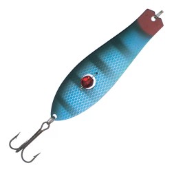 Блесна колеблющаяся Kuusamo Professor 0 (бусинка) 130 мм, 44 гр, цвет BLU-C