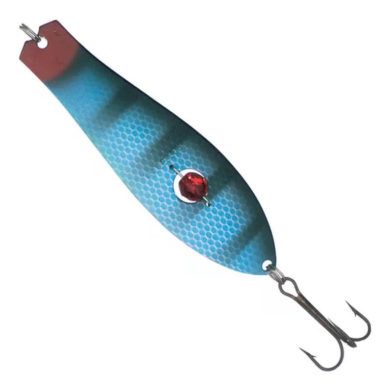 Блесна колеблющаяся Kuusamo Professor 0 (бусинка) 130 мм, 44 гр, цвет BLU-C