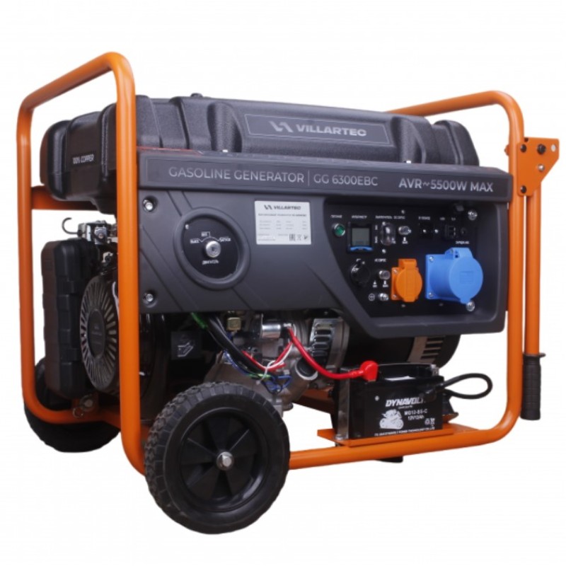 Генератор бензиновый Villartec GG6300ЕВС