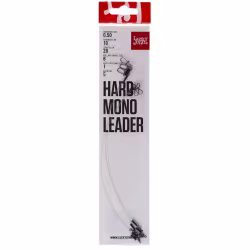 Поводки Lucky John Hard Mono LJH7550-020, оснащённые вертлюгом и застёжкой, 10 кг, 20 см (5 шт)