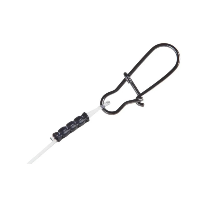 Поводки Lucky John Hard Mono LJH7550-020, оснащённые вертлюгом и застёжкой, 10 кг, 20 см (5 шт)