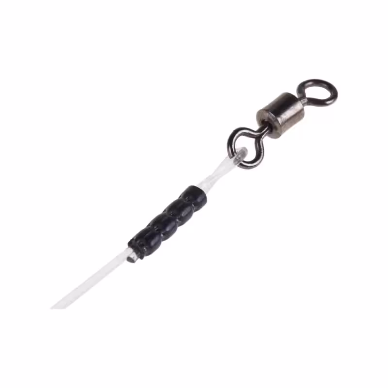 Поводки Lucky John Hard Mono LJH7570-030, оснащённые вертлюгом и застёжкой, 20 кг, 30 см (5 шт)