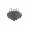 Лодка надувная РИБ с рулевой консолью Angler Tornado 470, серый/оранжевый