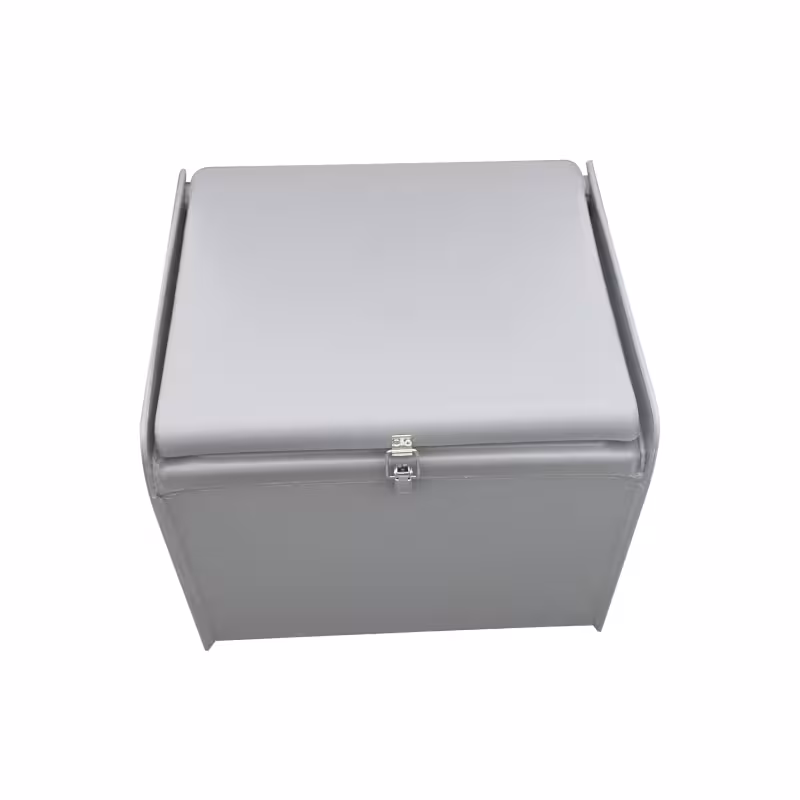 Лодка надувная РИБ с рулевой консолью Angler Tornado 470, серый/оранжевый