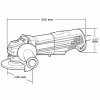 Шлифмашина угловая сетевая Makita GA5050R