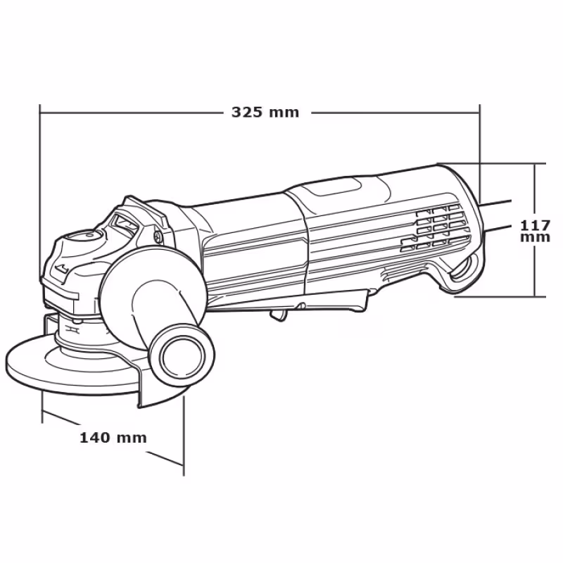 Шлифмашина угловая сетевая Makita GA5050R