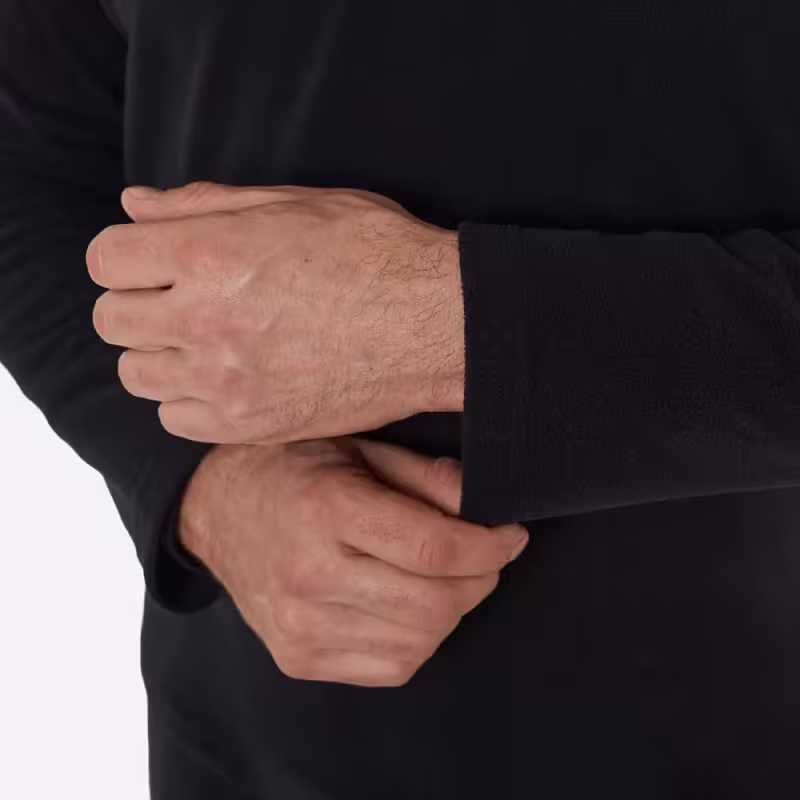 Костюм мужской Finntrail Glow 1398 Graphite, ткань Флис, черный, размер 58-60 (XXL), 185-195 см