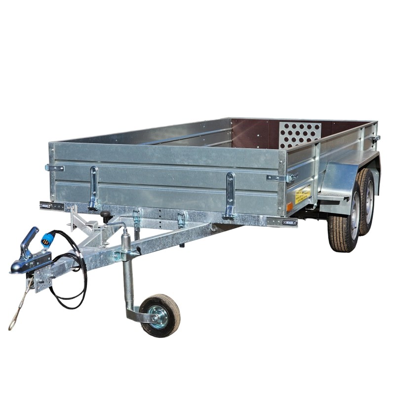 Прицеп бортовой двухосный Вектор ЛАВ 81013, высокий борт