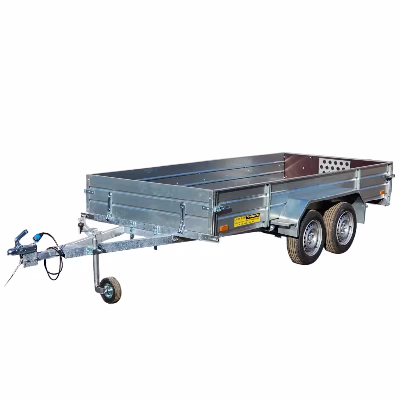 Прицеп бортовой двухосный Вектор ЛАВ 81013, высокий борт