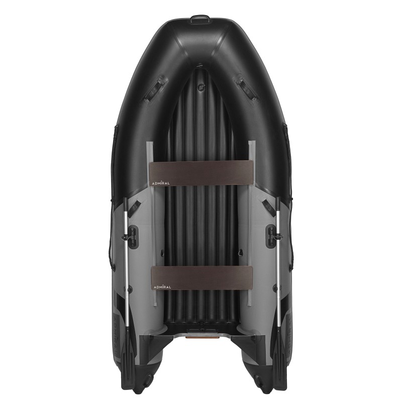 Лодка надувная ПВХ Адмирал 325 Sport НДНД, серый/черный