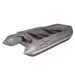 Лодка надувная ПВХ Адмирал 380 НДНД, желтый/серый