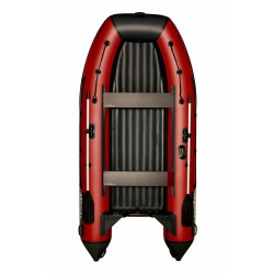 Лодка надувная ПВХ Адмирал 410 НДНД, красный/черный