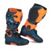 Мотоботы Scoyco MBM004.2 TWL Edition, синий/оранжевый, размер 43
