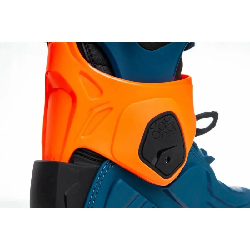 Мотоботы Scoyco MBM004.2 TWL Edition, синий/оранжевый, размер 46