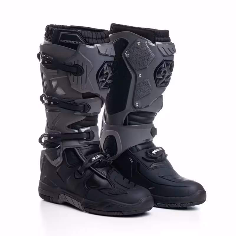 Мотоботы Scoyco MBM004.2 TWL Edition, черный/серый, размер 43