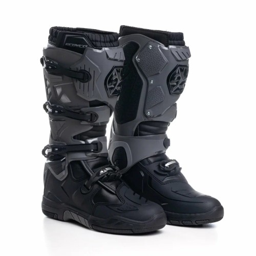 Мотоботы Scoyco MBM004.2 TWL Edition, черный/серый, размер 46