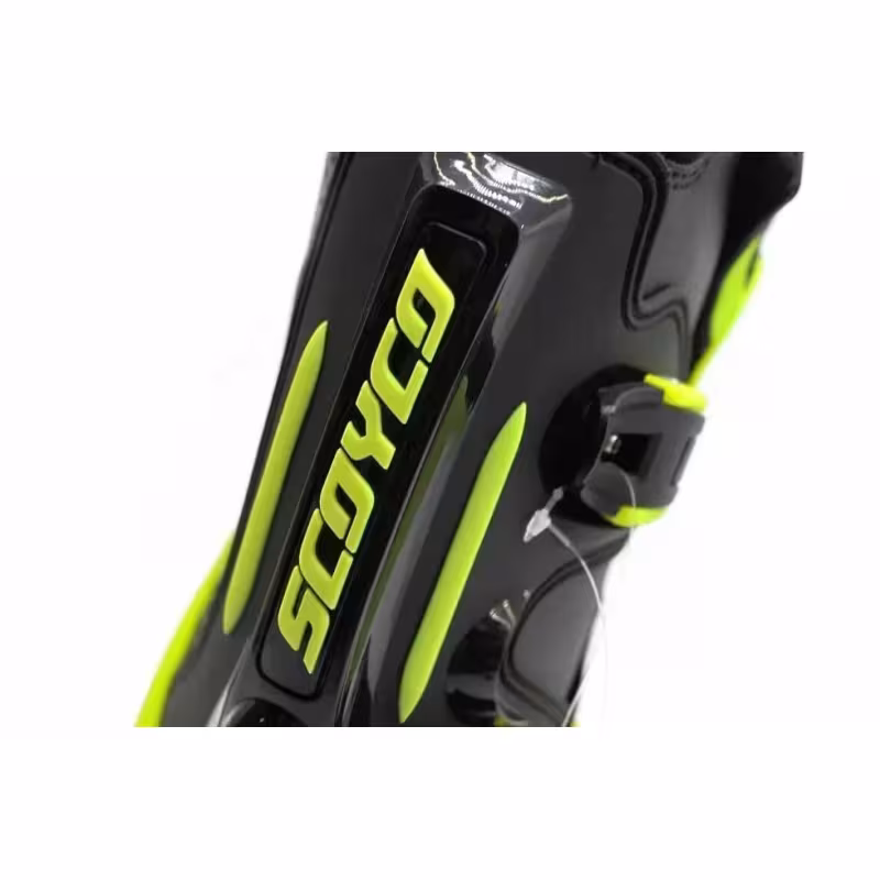 Мотоботы Scoyco MBM006.2 TWL Edition, зеленый, размер 40