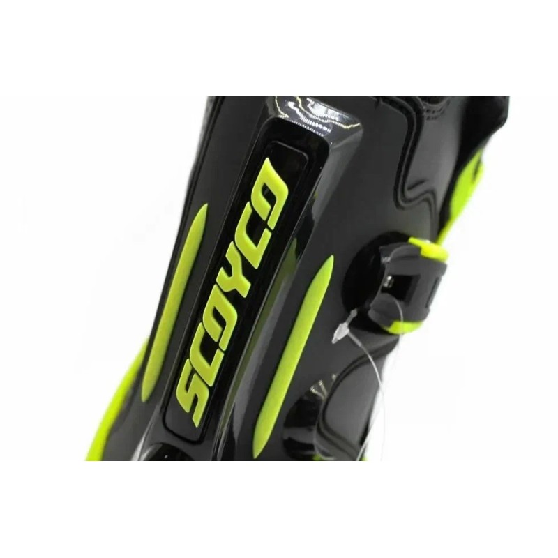 Мотоботы Scoyco MBM006.2 TWL Edition, зеленый, размер 46