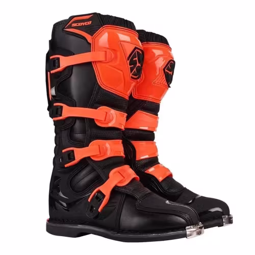 Мотоботы Scoyco MBM006.2 TWL Edition, оранжевый, размер 39