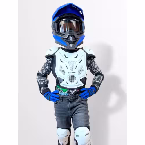 Комплект мотозащиты Sparx BA11 K, белый, размер L/XL