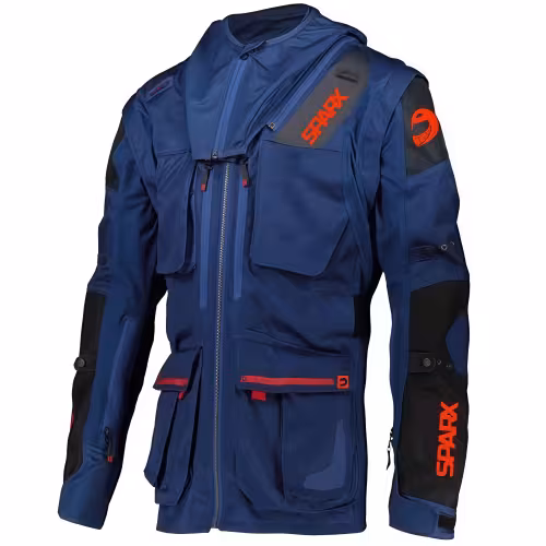 Куртка мужская Sparx GX10, мембрана, синий/оранжевый, размер 3XL