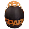 Мотошлем детский Sparx Recrut HL169 ver.2, черный/оранжевый, размер YM