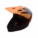 Мотошлем детский Sparx Recrut HL169 ver.2, черный/оранжевый, размер YS